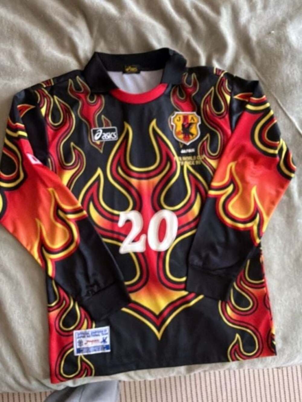 Vintage 1998 Japan National Team Goalkeeper Jersey - Yoshikatsu Kawaguchi #20